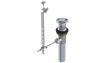 3 piece 1-1/4” Lav Drain w/ Mechanical Pop-up without Overflow (3636P-CP)