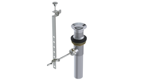 3 piece 1-1/4” Lav Drain w/ Mechanical Pop-up without Overflow (3636P-CP)