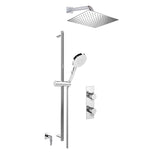 3/4" thermostatic 2-way shower valve with hand shower - TRIM ONLY