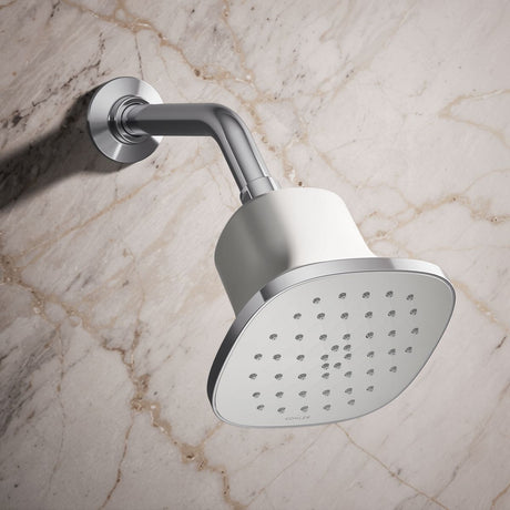 Cinq® Square single-function filtered showerhead, 2.5 gpm