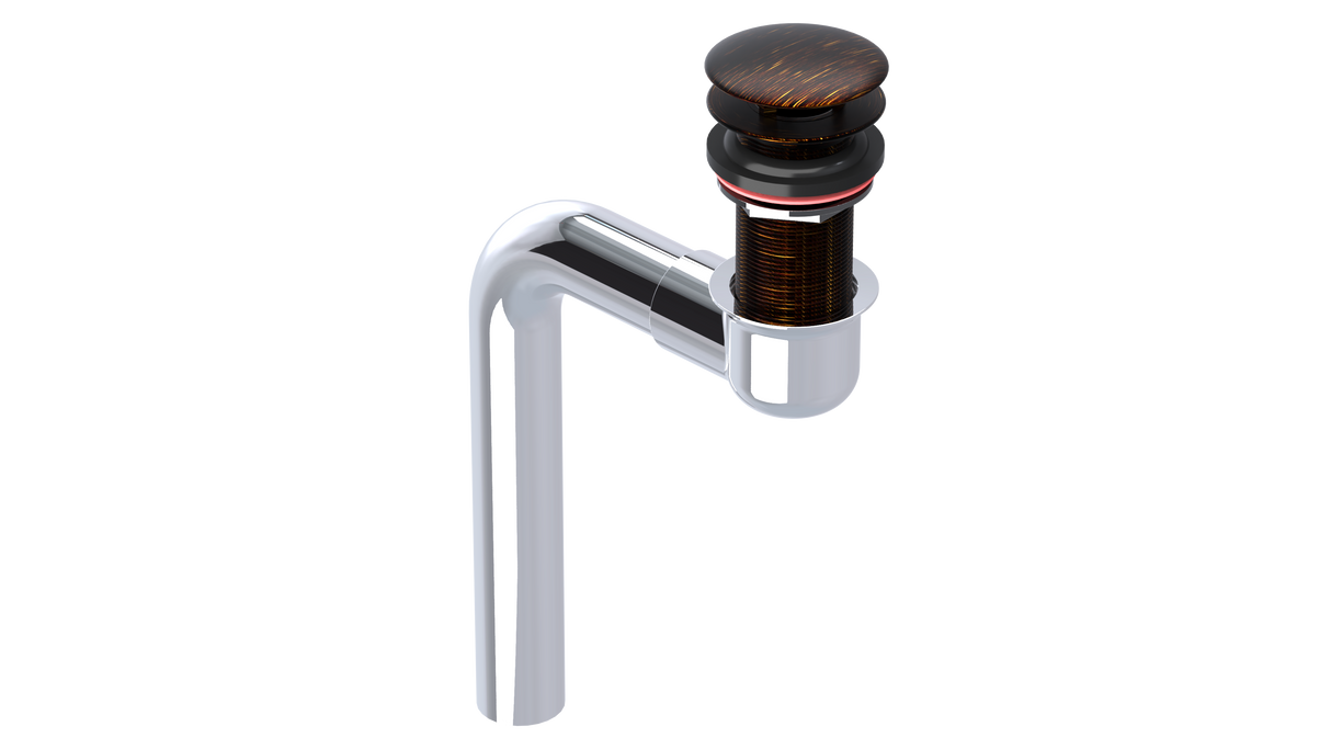 1-1/4" Offset Lav Drain with Mushroom Cover (3783WC)