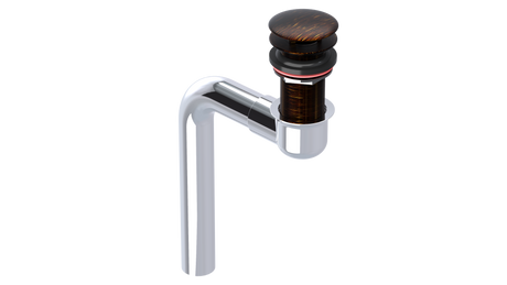 1-1/4" Offset Lav Drain with Mushroom Cover (3783WC)