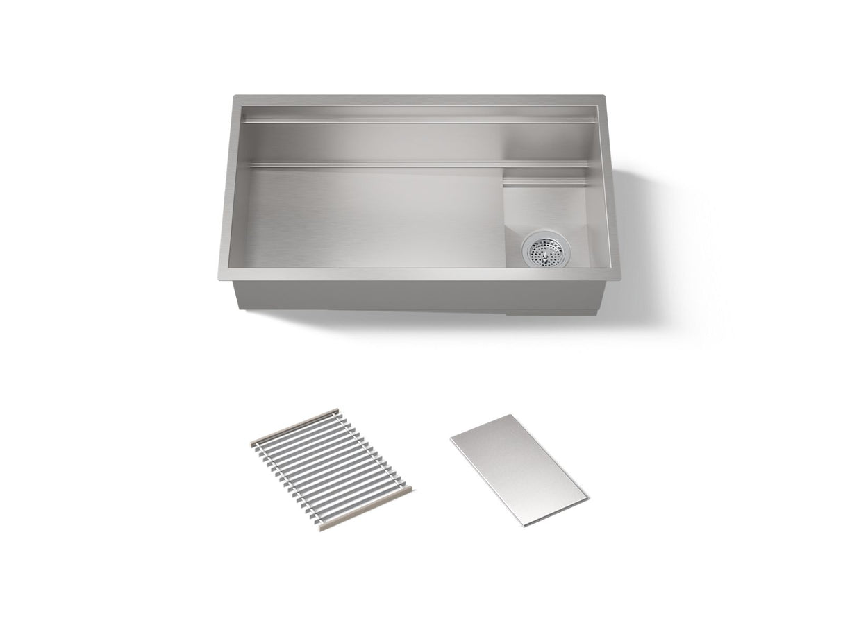Synthos™ 33-3/4" undermount single-bowl kitchen sink