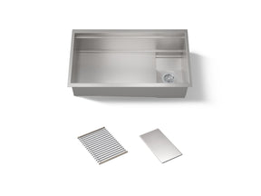 Synthos™ 33-3/4" undermount single-bowl kitchen sink
