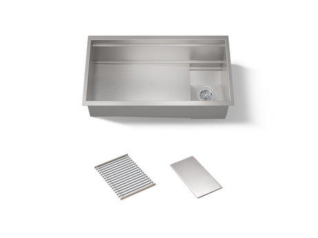 Synthos™ 33-3/4" undermount single-bowl kitchen sink