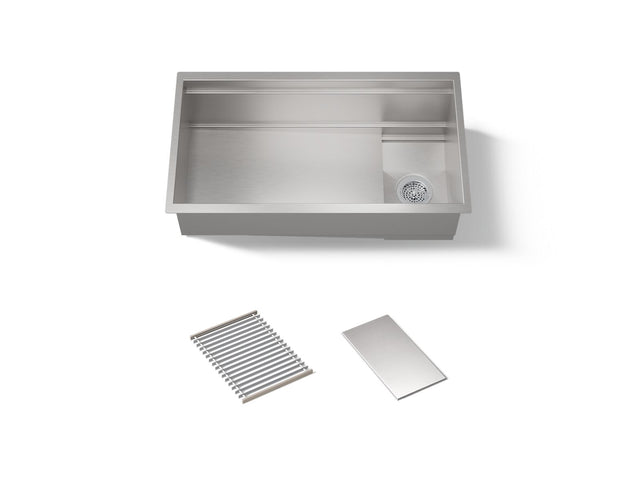 Synthos™ 33-3/4" undermount single-bowl kitchen sink