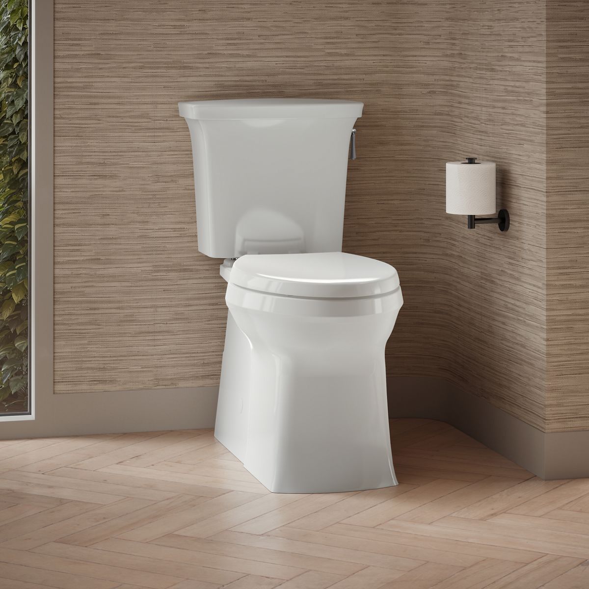 Corbelle® Two-piece elongated toilet with skirted trapway, 1.28 gpf