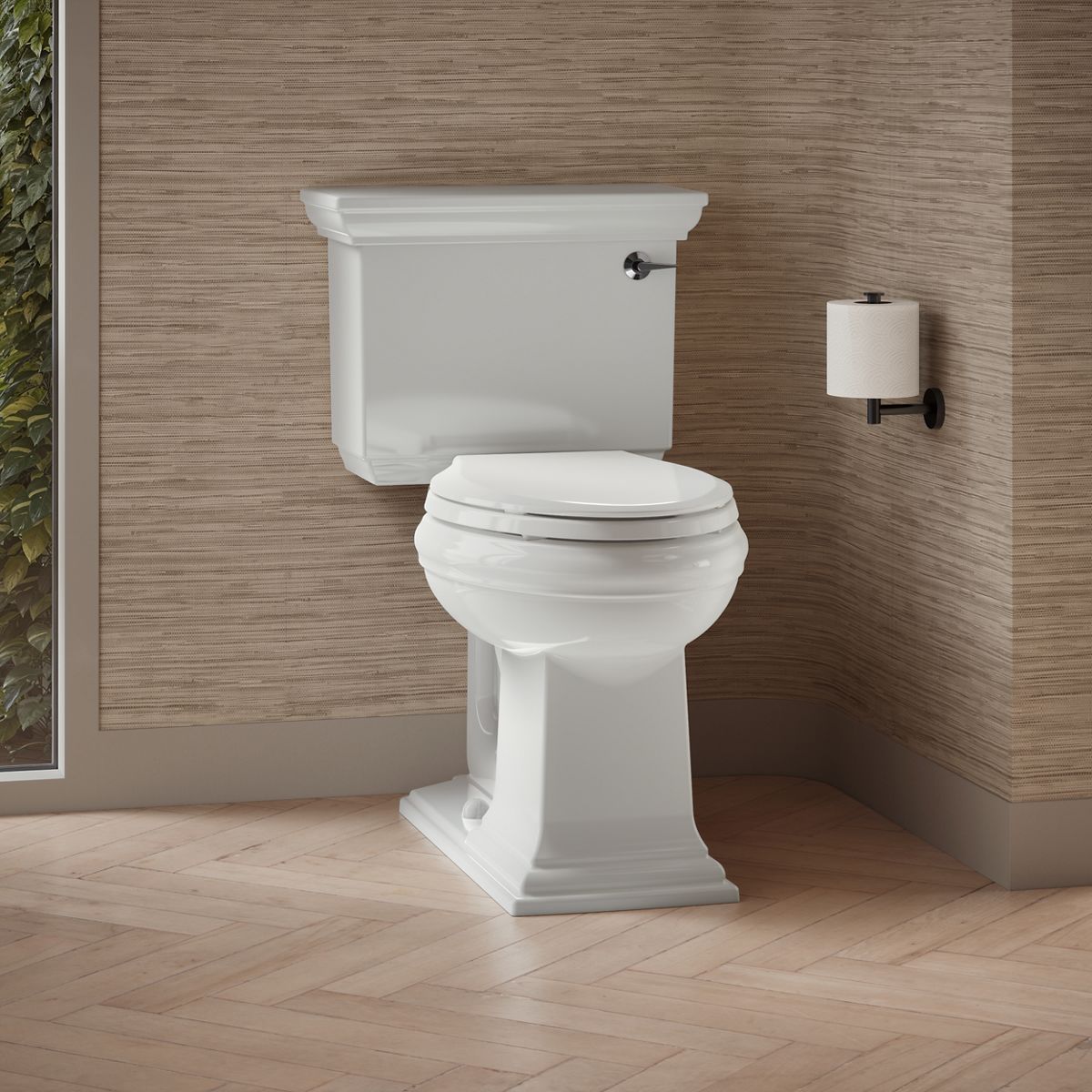 Memoirs® Stately Two-piece elongated toilet, 1.28 gpf