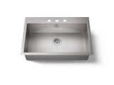 Vault™ 33" top-/undermount single-bowl kitchen sink