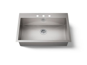 Vault™ 33" top-/undermount single-bowl kitchen sink
