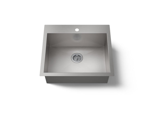 Vault™ 25" top-/undermount single-bowl kitchen sink