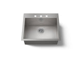 Vault™ 25" top-/undermount single-bowl kitchen sink