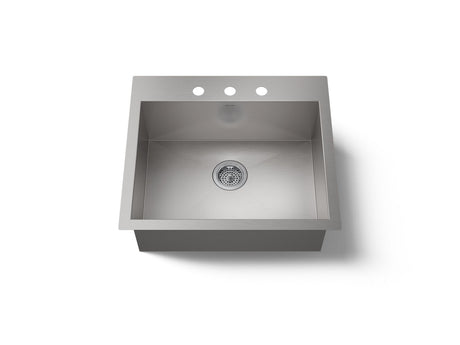 Vault™ 25" top-/undermount single-bowl kitchen sink