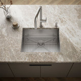 Vault™ 25" top-/undermount single-bowl kitchen sink