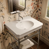 Claude™ by Studio McGee 30" rectangular pedestal/console table bathroom sink