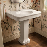 Claude™ by Studio McGee 30" rectangular pedestal bathroom sink
