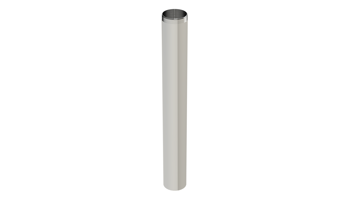 10" 1-1/4" T.O.E. Extension Tube - 20GA (3831-10CP)