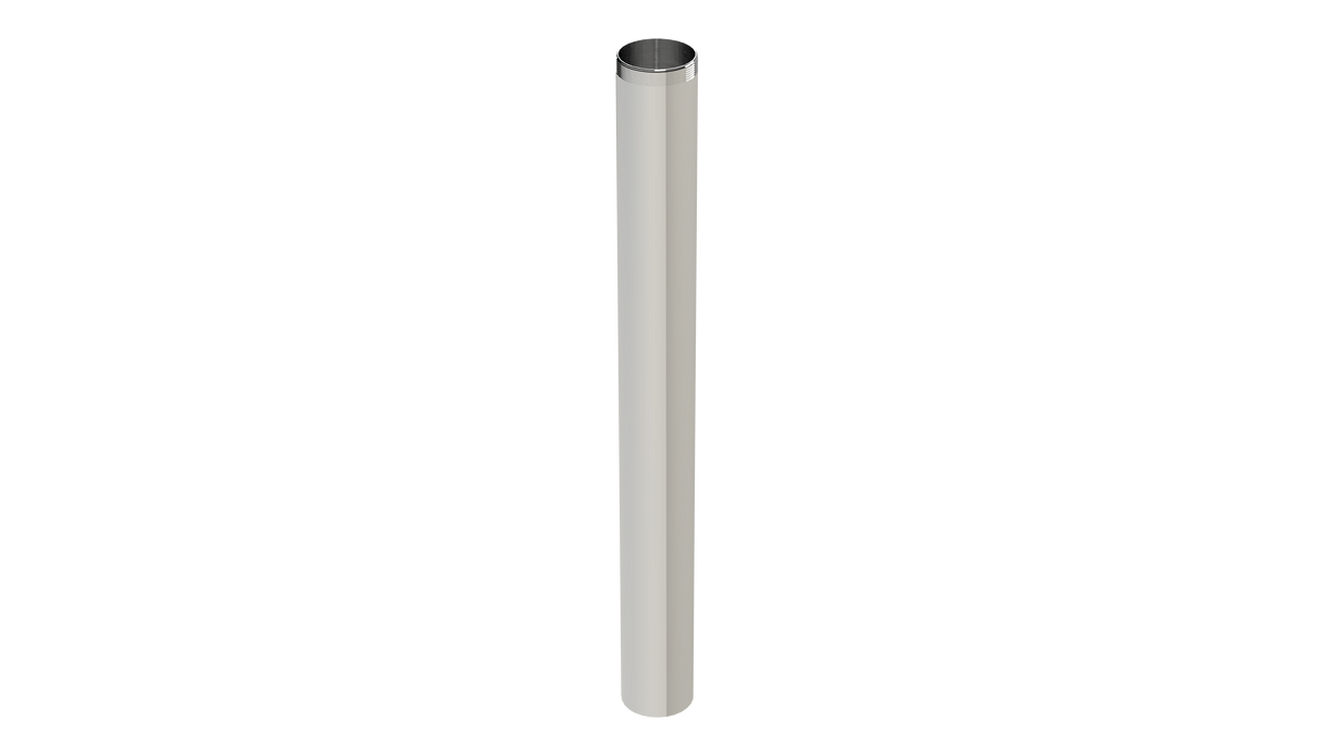12" 1-1/4" T.O.E. Extension Tube - 20GA (3831-12CP)