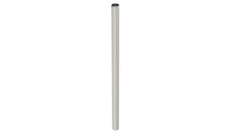 24" 1-1/4" T.O.E. Extension Tube - 20GA (3831-24CP)