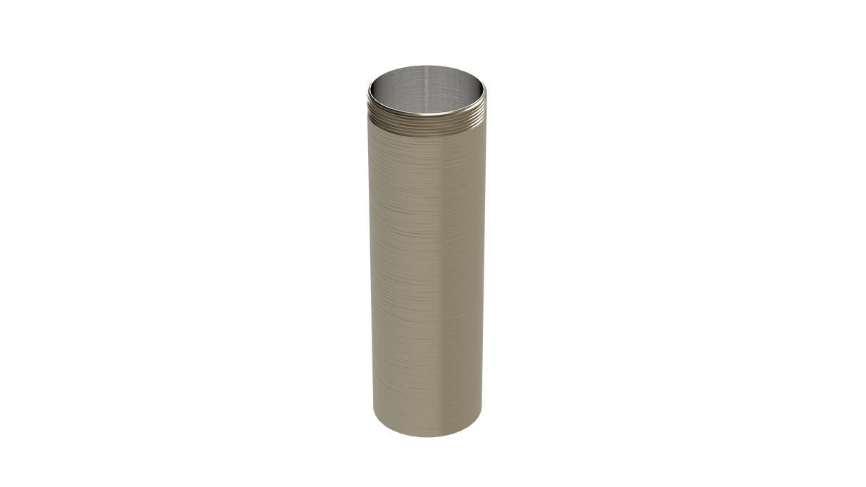 4" 1-1/4" T.O.E. Extension Tube - 20GA (3831-4BN)