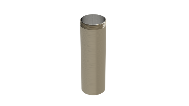 4" 1-1/4" T.O.E. Extension Tube - 20GA (3831-4BN)