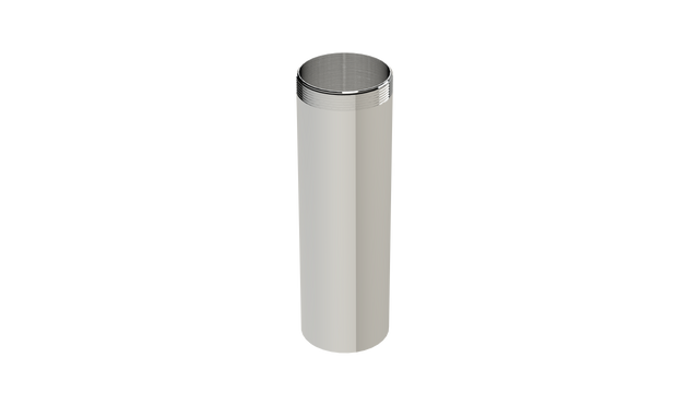 4" 1-1/4" T.O.E. Extension Tube - 20GA (3831-4CP)