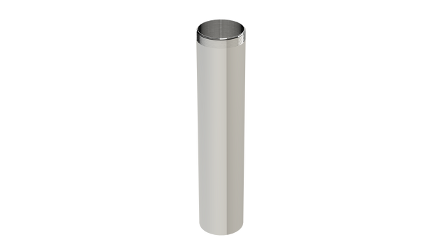 6" 1-1/4" T.O.E. Extension Tube - 20GA (3831-6CP)
