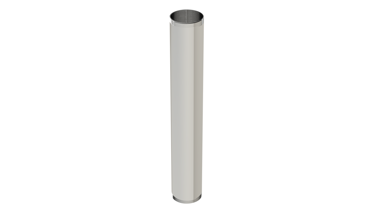 8" 1-1/4" T.B.E. Extension Tube - 20GA (3832-8CP)