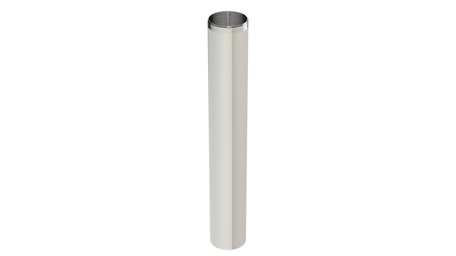 10" 1-1/2" T.O.E. Extension Tube - 20GA (3835-10CP)