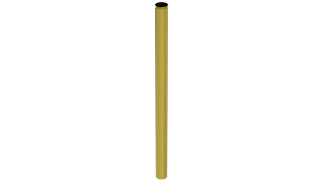 24" 1-1/2" T.O.E. Extension Tube - 20GA (3835-24RB)