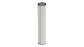 8" 1-1/2" T.B.E. Extension Tube - 20GA (3836-8CP)