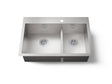 Vault™ Smart Divide® 33" top-/undermount double-bowl kitchen sink