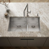 Vault™ Smart Divide® 33" top-/undermount double-bowl kitchen sink