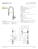 Pull-out dual stream mode kitchen faucet