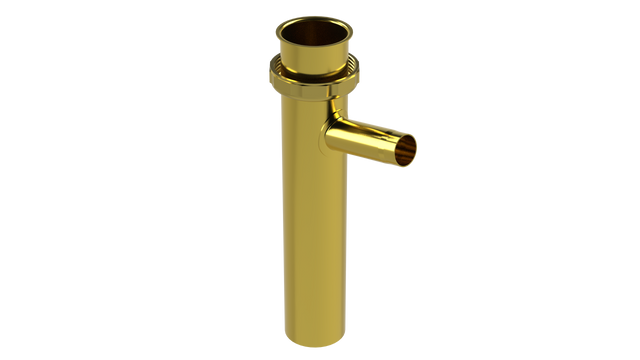 8" 1-1/2" Direct Connect Dishwasher Tailpiece - 20GA (3850A-8)