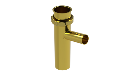 6" 1-1/2" Direct Connect Dishwasher Tailpiece - 20GA (3855-6)
