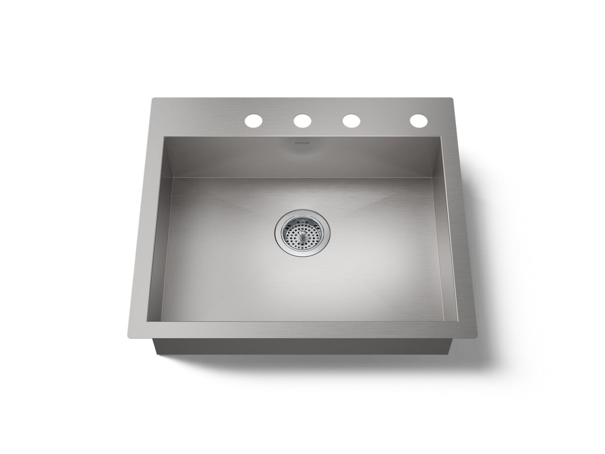 Vault™ 25" top-/undermount single-bowl kitchen sink