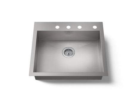 Vault™ 25" top-/undermount single-bowl kitchen sink