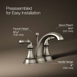 Devonshire® Centerset bathroom sink faucet, 1.2 gpm