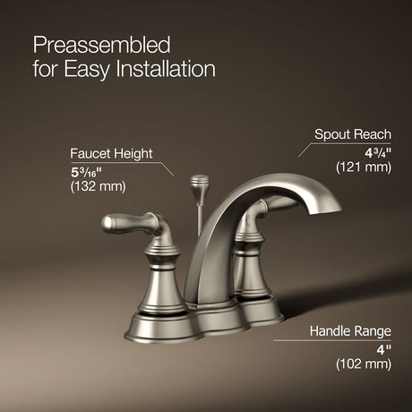 Devonshire® Centerset bathroom sink faucet, 1.2 gpm