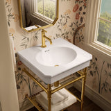 Claude™ by Studio McGee 24" rectangular console table bathroom sink