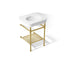 Claude™ by Studio McGee 24" rectangular console table bathroom sink