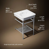 Claude™ by Studio McGee 24" rectangular console table bathroom sink