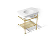 Claude™ by Studio McGee 30" rectangular console table bathroom sink