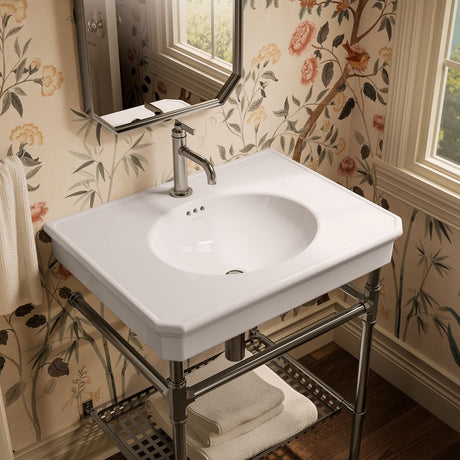 Claude™ by Studio McGee 30" rectangular console table bathroom sink
