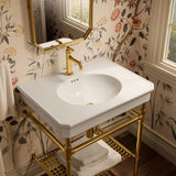 Claude™ by Studio McGee 30" rectangular console table bathroom sink