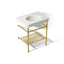 Claude™ by Studio McGee 30" rectangular console table bathroom sink