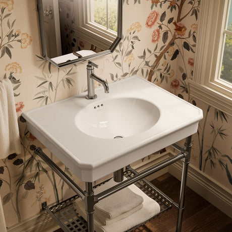 Claude™ by Studio McGee 30" rectangular console table bathroom sink