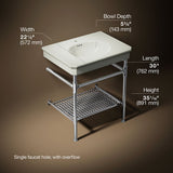 Claude™ by Studio McGee 30" rectangular console table bathroom sink