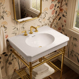 Claude™ by Studio McGee 30" rectangular console table bathroom sink